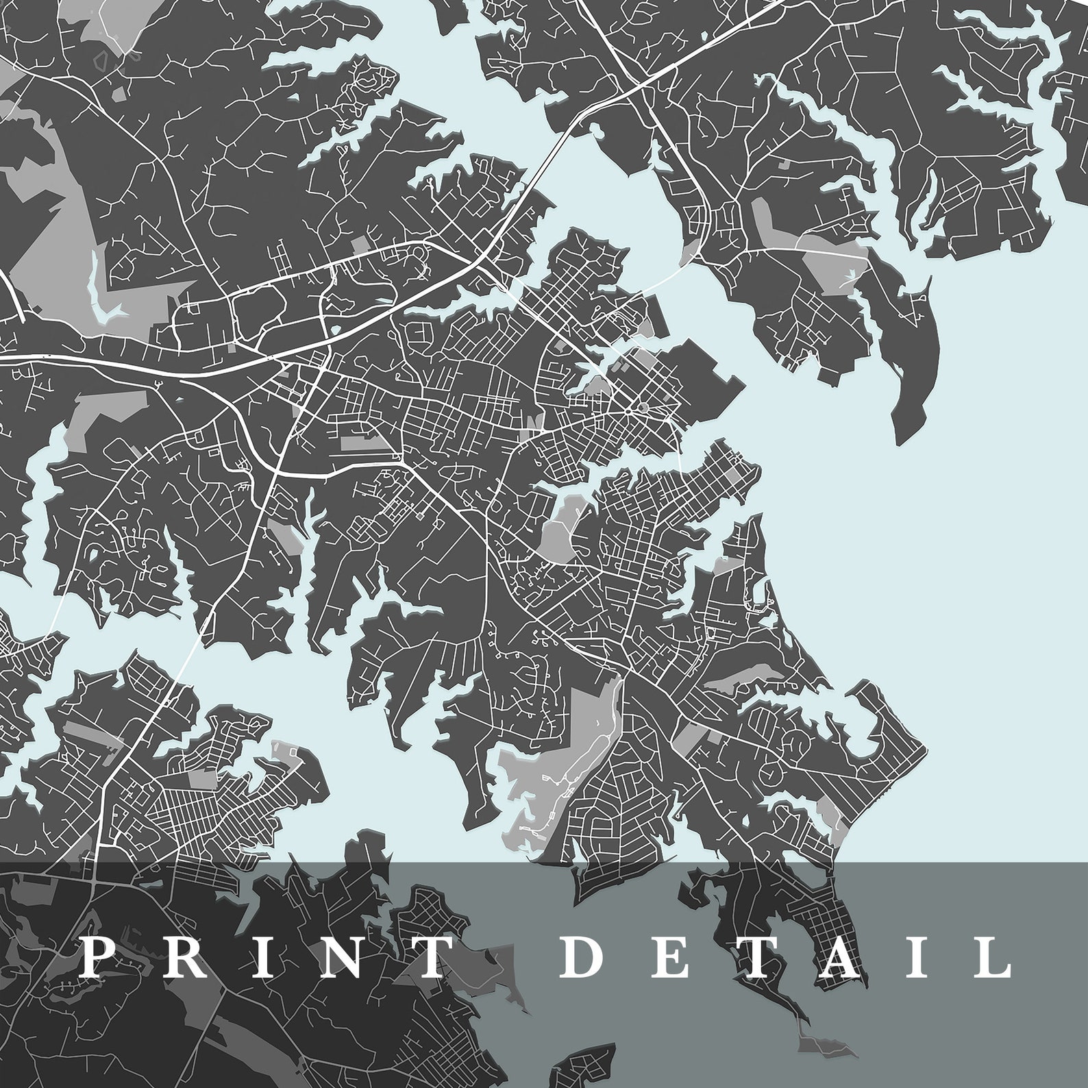 Annapolis Map Annapolis Maryland City Map Print Map Etsy