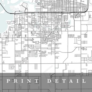 Lake Charles Map, Lake Charles, Louisiana, City Map, Home Town Map ...