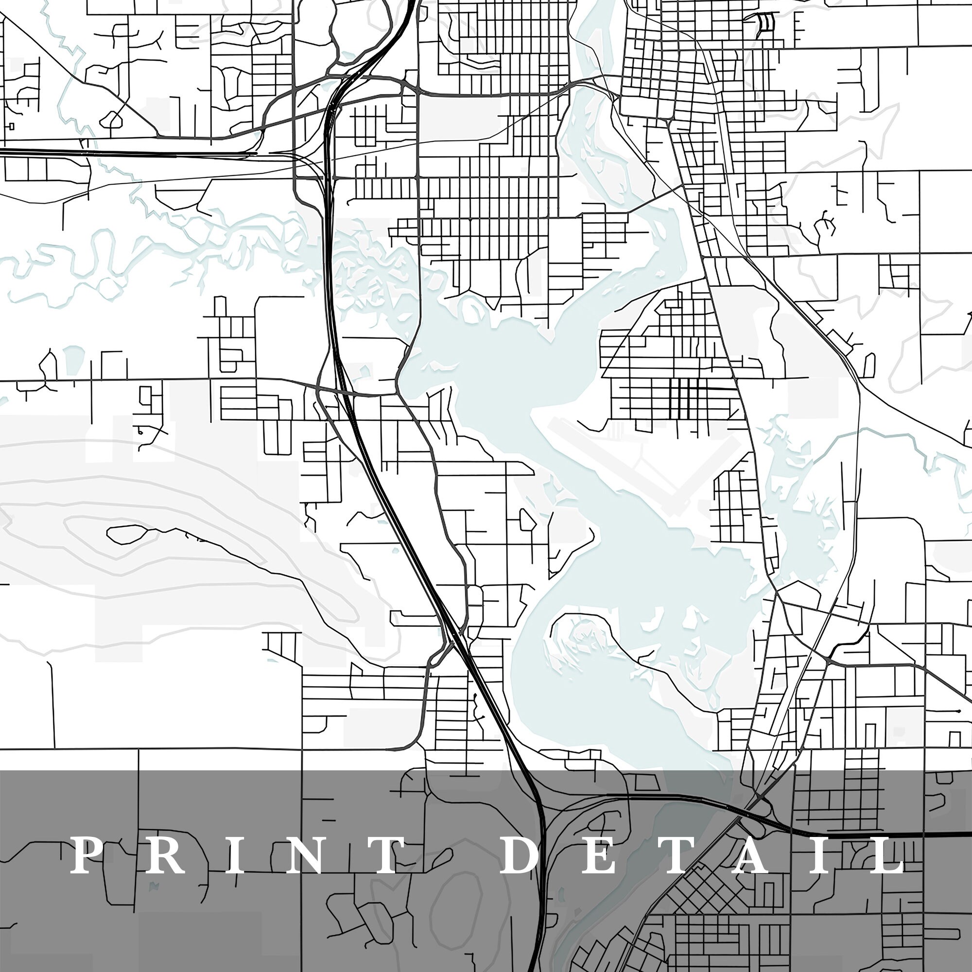 Wausau Map Wausau Wisconsin City Map Home Town Map Wausau - Etsy
