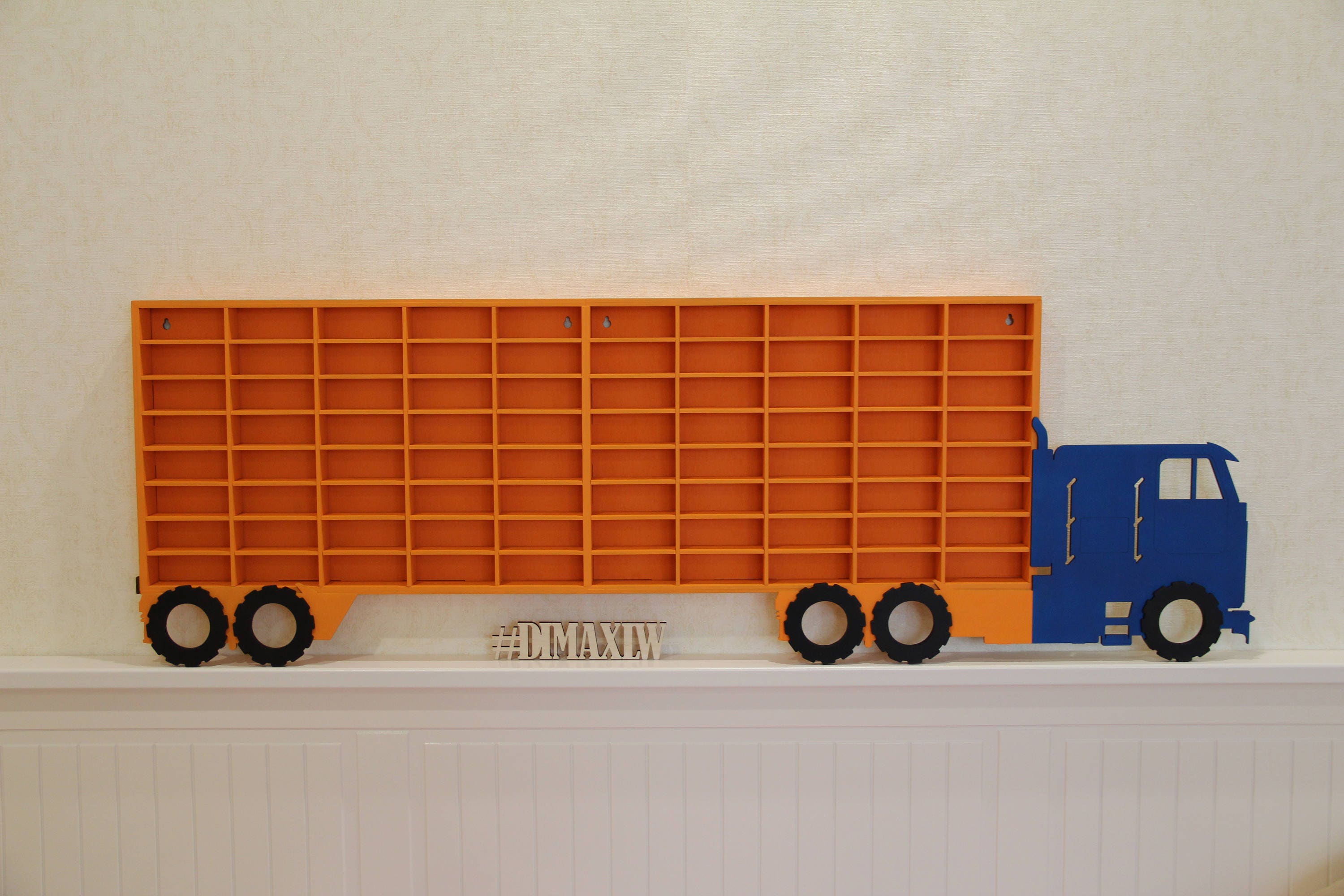 Hot Wheels Boys Wood Truck Display Case Toy Matchbox Storage Etsy