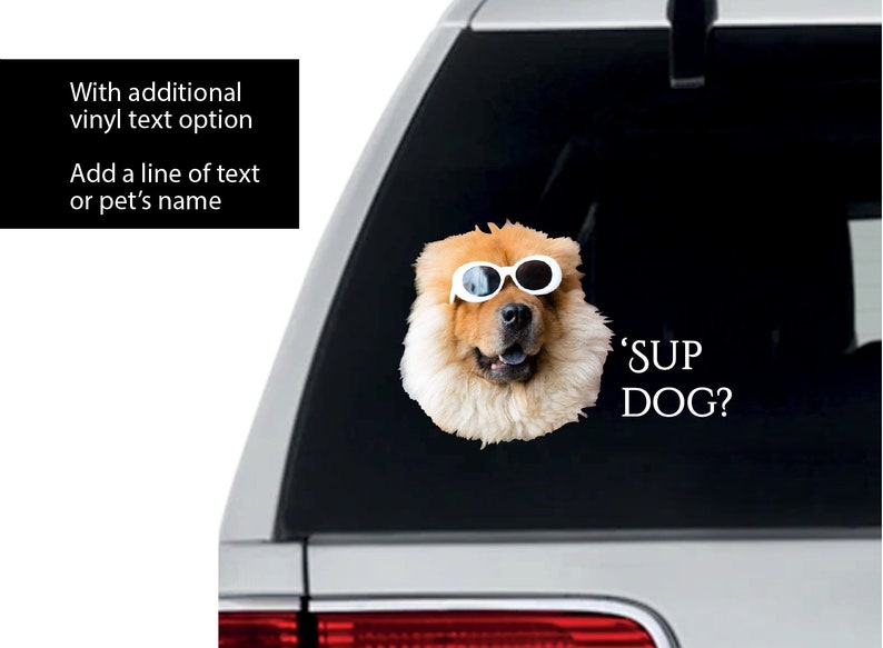 Custom Pet Sticker Diecut Dog Decals for Car Cat Laptop Etsy