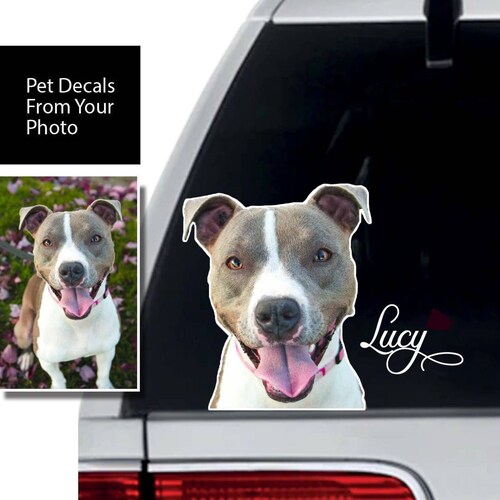 custom dog car decals