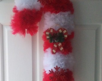 Candy Cane Land Wreath