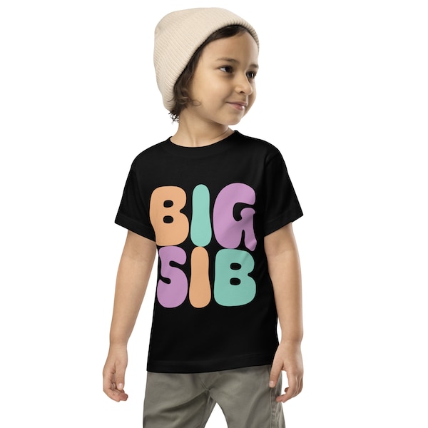 Big Sibling Announcement, Big Sib To Be, Big Sibling Shirt, Sibling Shirt, Big Sib Shirt,Pregnancy Reveal Shirt,Big Sibling Toddler Tee