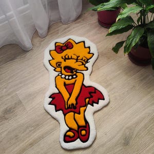 Coole vloerkleden, funky custom cartoontapijt voor meisjesslaapkamer, kamerdecoratie voor tieners, ideeën voor verjaardagscadeaus