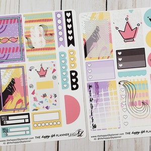 CLASSIC Weekly Planner Sticker Kit, CLASSIC Happy Planner Sticker Kit, Planner stickers, weekly stickers. Read Description!