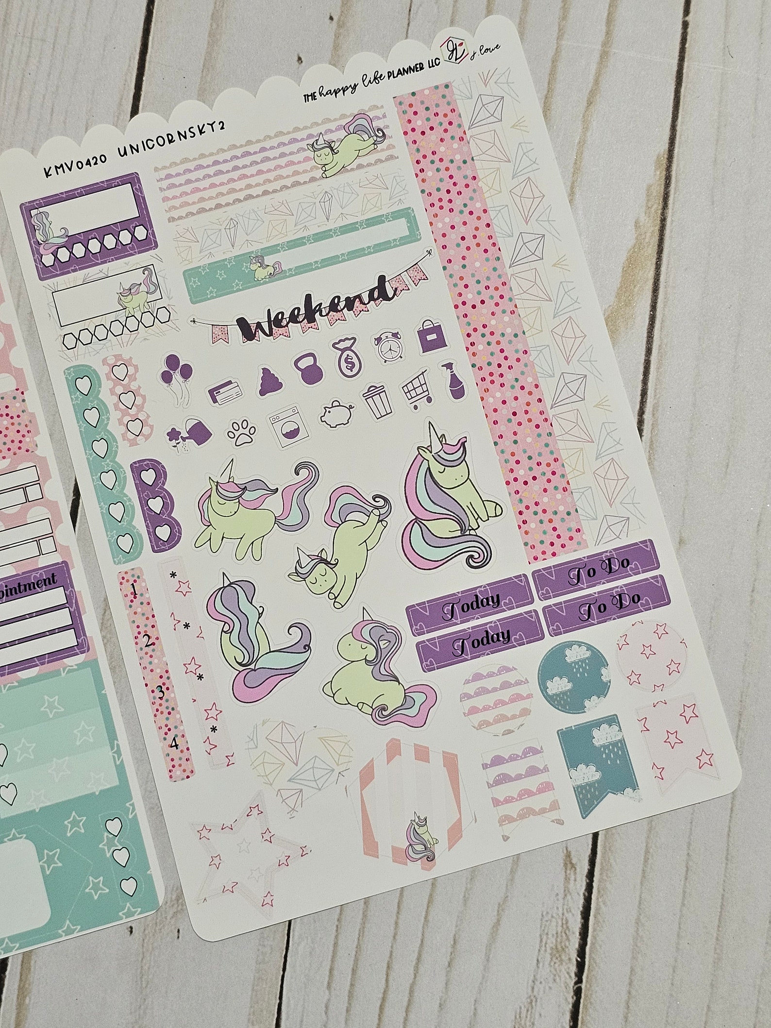 MINI Weekly Planner Sticker Kit, MINI Happy Planner Sticker Kit ...