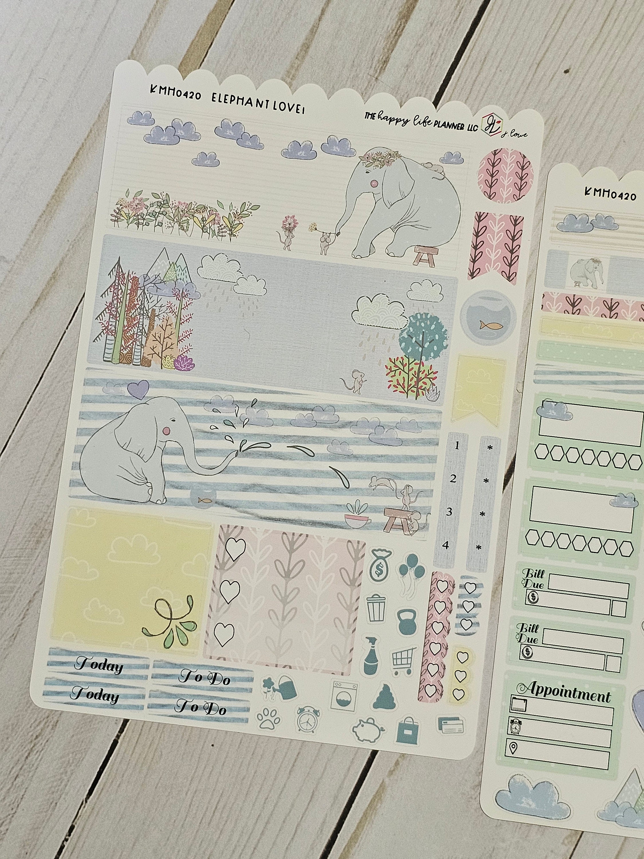 MINI Weekly Planner Sticker Kit, MINI Happy Planner Sticker Kit ...