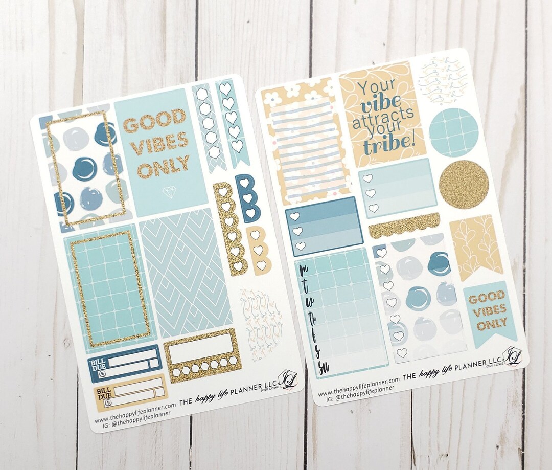 CLASSIC Weekly Planner Sticker Kit, CLASSIC Happy Planner Sticker Kit ...