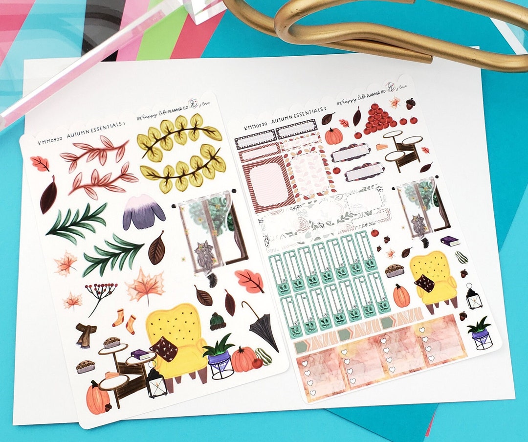 MINI Monthly Planner Sticker Kit, MINI Happy Planner Sticker Kit ...
