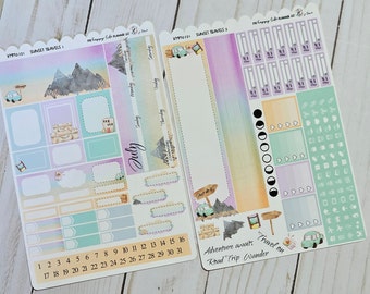 JULY MINI Monthly Planner Sticker Kit, MINI Happy Planner Sticker Kit ...