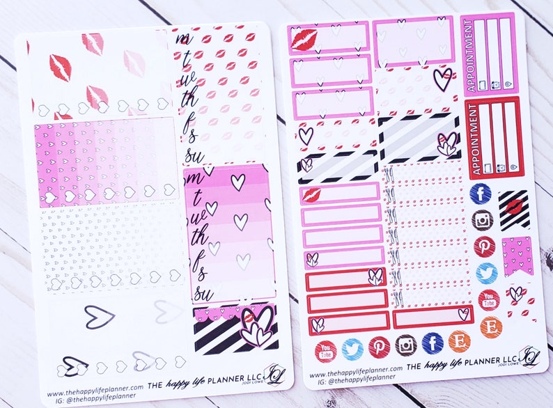 CLASSIC Weekly Planner Sticker Kit, CLASSIC Happy Planner Sticker Kit ...