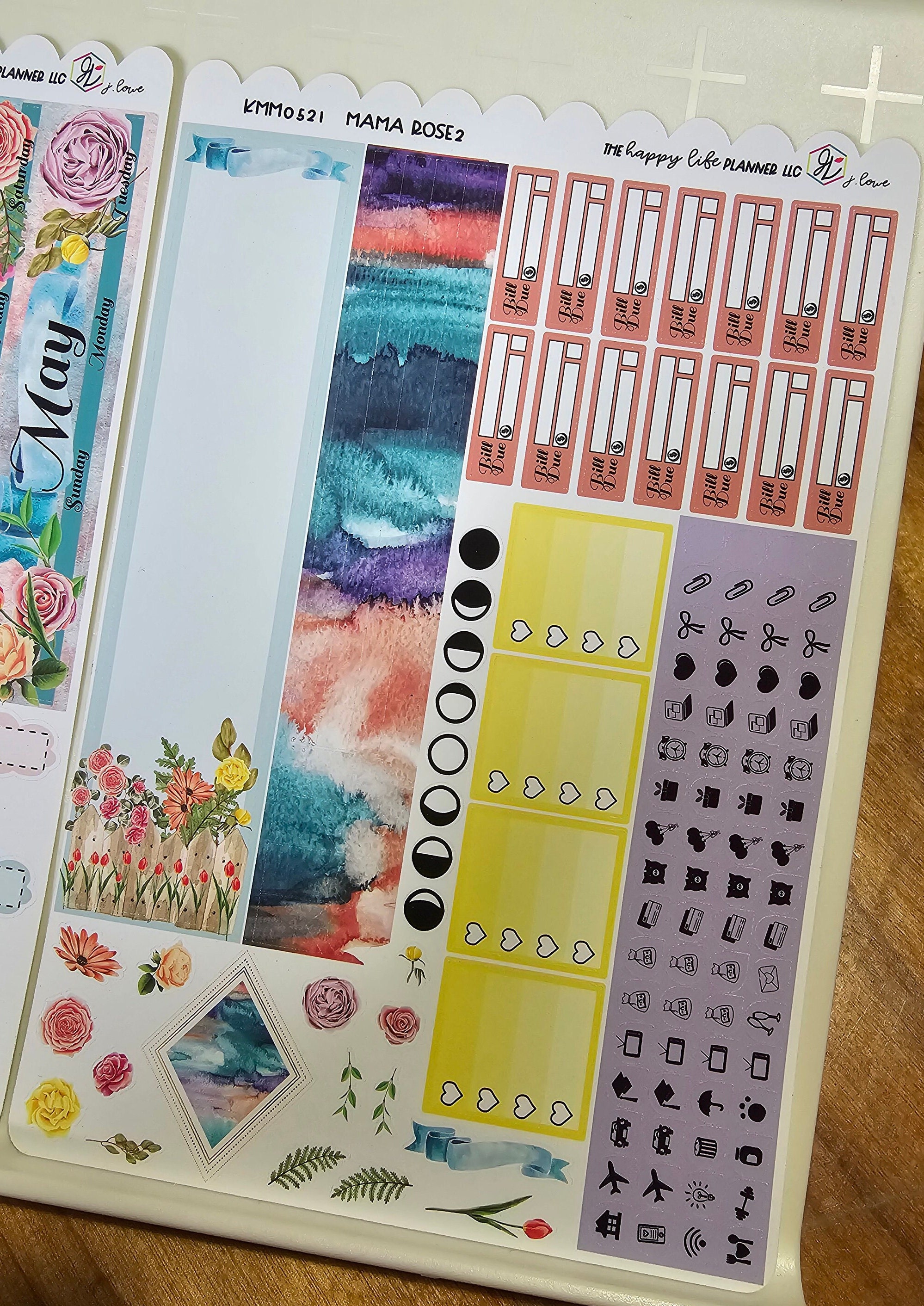 MAY MINI Monthly Planner Sticker Kit, MINI Happy Planner Sticker Kit ...