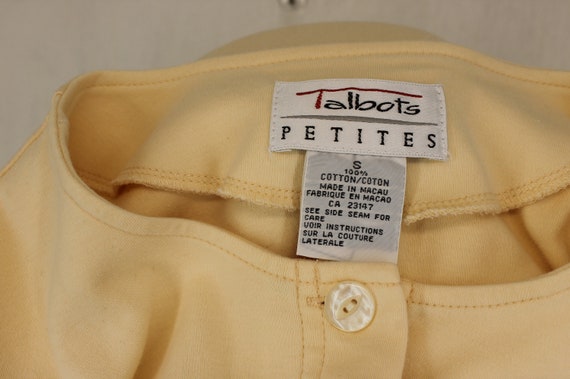 TALBOTS Women's Cotton DRESS Size SP Color Pastel… - image 7