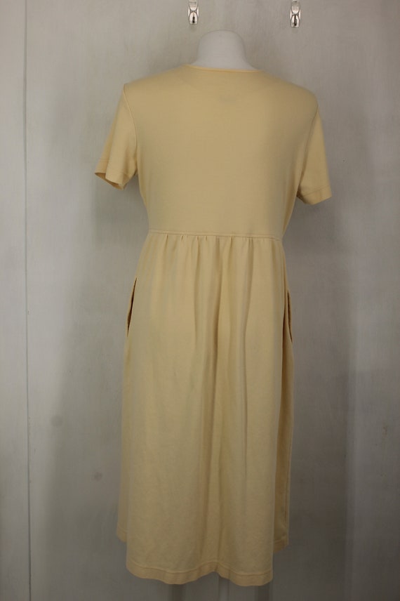 TALBOTS Women's Cotton DRESS Size SP Color Pastel… - image 3