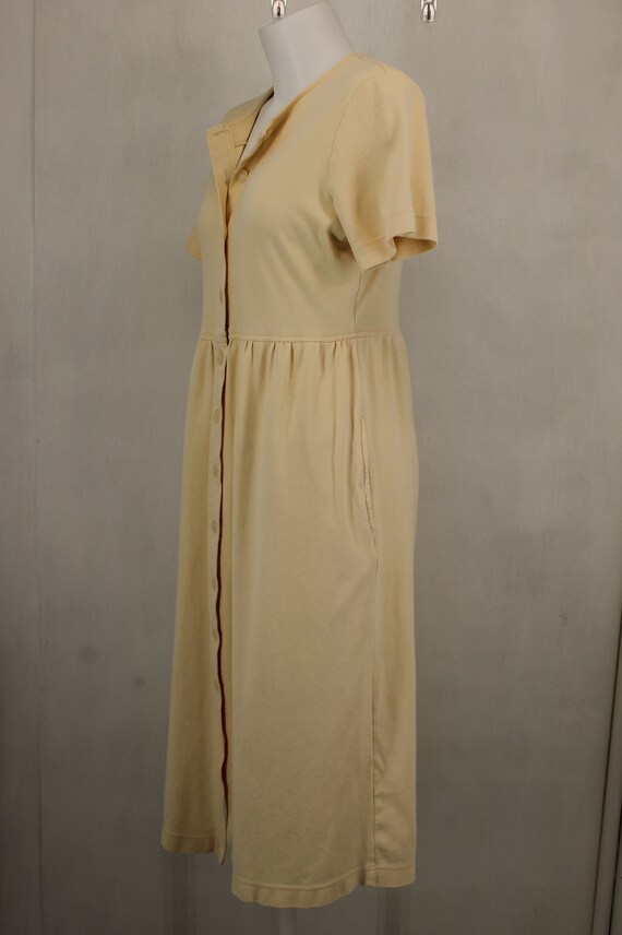 TALBOTS Women's Cotton DRESS Size SP Color Pastel… - image 4