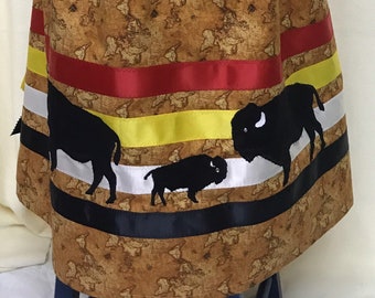 Lakota Artist Jackie Black Buffalo Ribbon Shirt main image 0