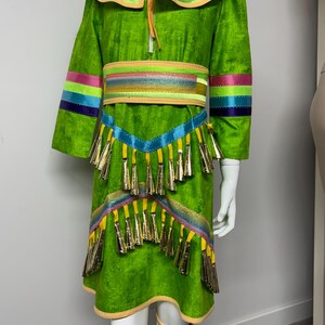 slim fit dress slacks JD1781 Kids Jingle Dress– aboriginaldesignwear main image 0