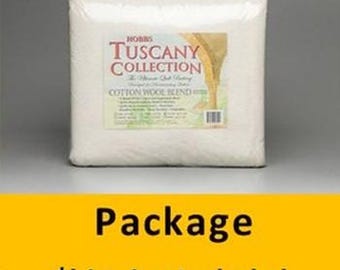 Hobbs Tuscany Cotton Wool Blend Quilt Batting  King 120 in. x 120 in