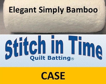 SB60C  Simply Bamboo Batting (Case(10, Throw  60 in x 60 in) shipping included*
