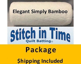 SB96 Simply Bamboo Batting (Package, Queen 96 in x 108 in) shipping included*