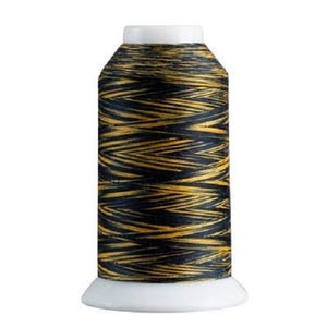 Superior Spirit Polyester Thread 801-variegated Navy-Gold 40wt/3ply