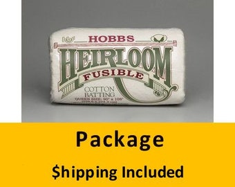 HF90 Hobbs Heirloom Fusible 80/20 (Package, Queen 90 in x 108 in) shipping included*