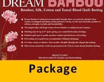 OQPK Dream Bamboo Batting , Queen packages 108 in x 93 in) shipping included*