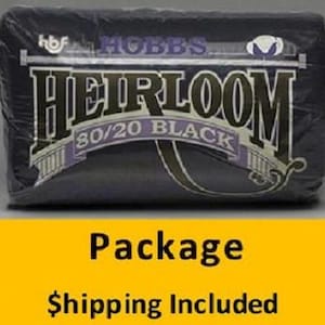 Hobbs Heirloom Premium 80/20 Black Batting KIng