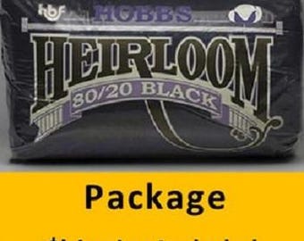 Hobbs Heirloom Premium 80/20 Black Batting KIng