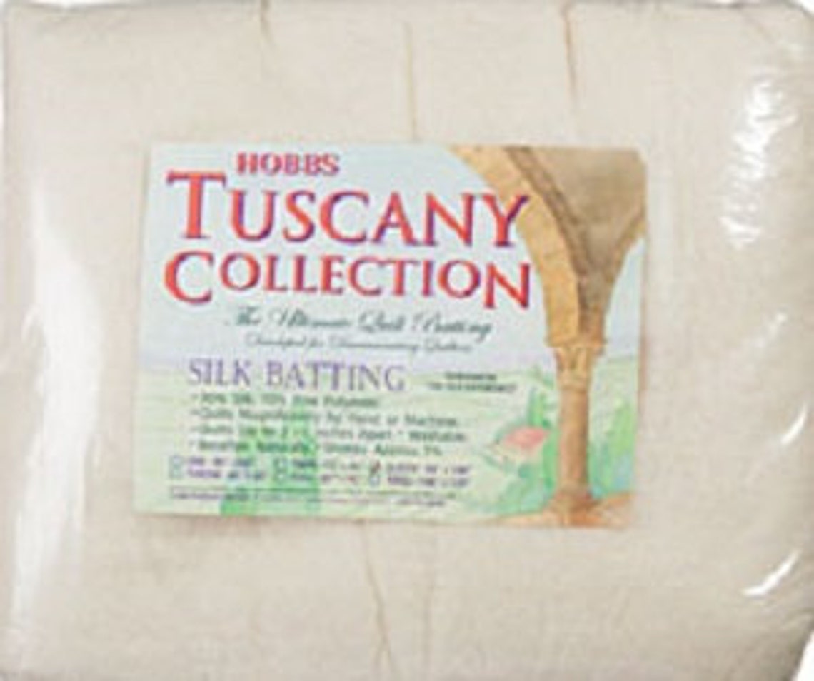 Tuscany Silk Quilt Batting Queen Size 96 X 108 Etsy