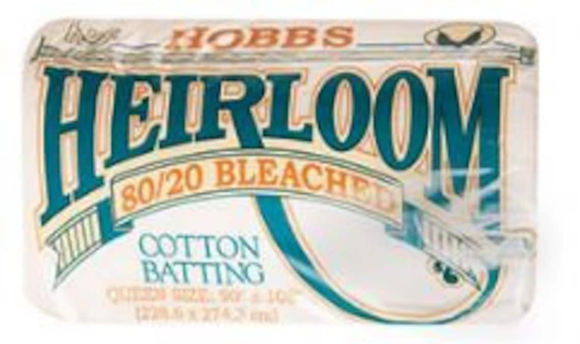 Hobbs Heirloom Bleached 80/20 Quilt Batting Roll 108 X Etsy