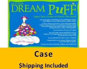 PUFFQ Dream Puff Poly Batting (Case (4), Queen 93 in x 108 in) shipping included*