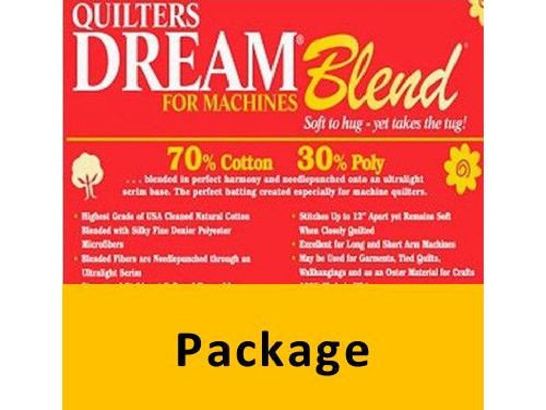 N4QPK Dream Cotton Natural Select Batting (Package, Queen 93 in x 108 in)  shipping included*