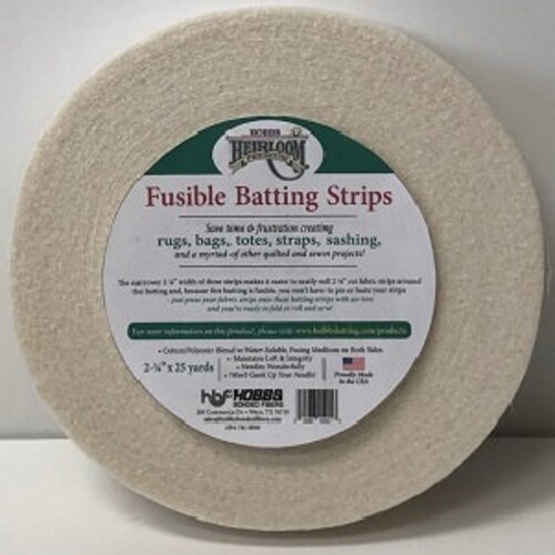 Hobbs Fusible Batting Strips 2 1/4 X 25 Yds HFBS Free Etsy