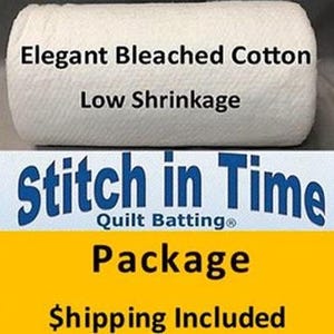 Elegant Bleached Cotton Batting Throw(2)