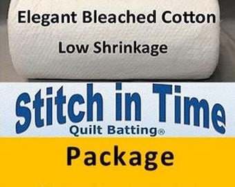 Elegant Bleached Cotton Batting Throw(2)