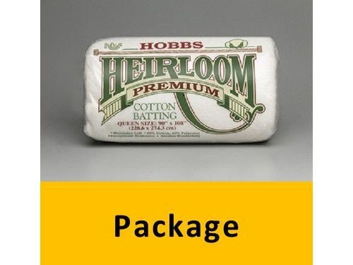 Heirloom Roll Bleached 80/20 Cotton Polyester Batting (108 X 30 Yards)