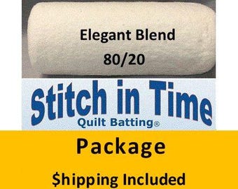 EB72 Elegant Blend 80/20 Batting (Package, Twin 72 in x 90 in) shipping included*