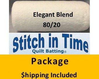 EB120 Elegant Blend 80/20 Batting (Package, King 120 in x 120 in) shipping included*