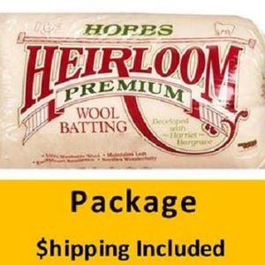 Hobbs Heirloom Wool Batting Premium KIng