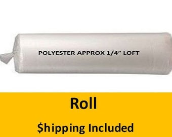 BY696 Hobbs Polyester Batting by the Roll (Queen 96 in x 30 yds) shipping included*