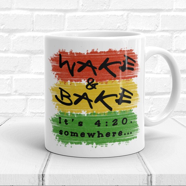 Wake and Bake Mug - Etsy