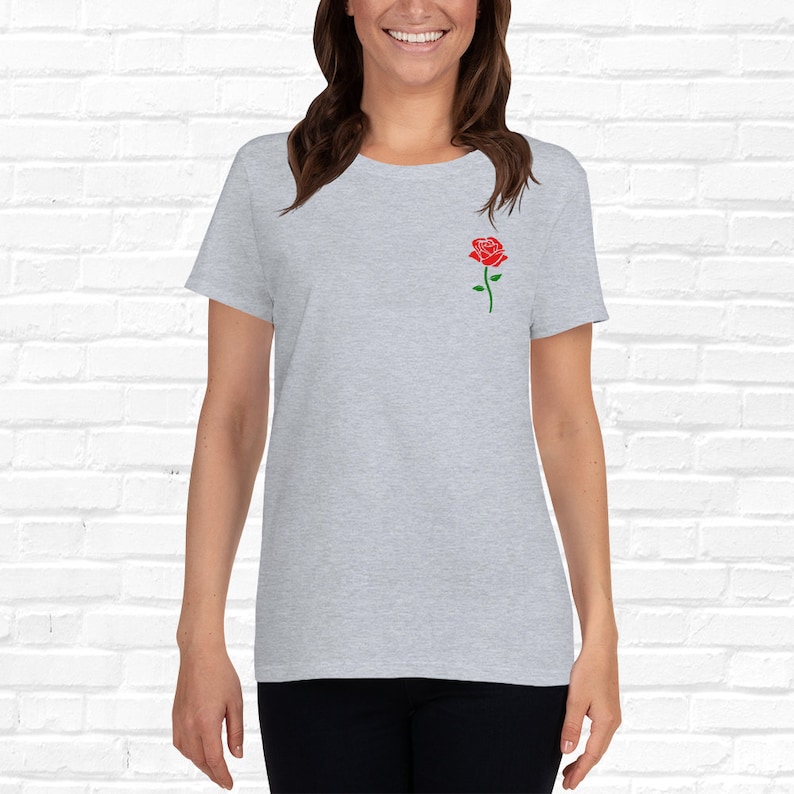 Rose Tshirt Rose Shirt, Red Rose Tshirt, Tumblr Tshirt, Cool Mens
