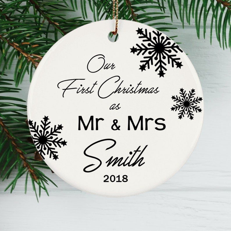 our first christmas ornament 2018