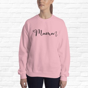 Mother's Day Gift for Mom, Mama Hoodie, Mama Sweatshirt, Cute Mom Hoodie, Mom Sweatshirt, Cute Gift for Mom, Gift for New Mom, Birthday Gift image 4