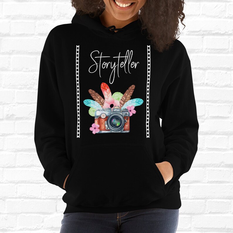 Photographer Hoodie, Storyteller Camera Hoodie, Photography Shirt