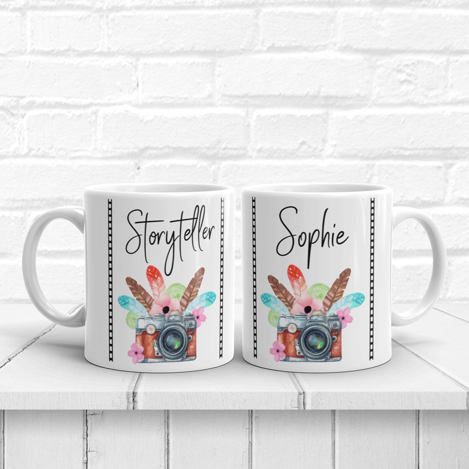 Personalized Photographer Gift, Custom Photographer Mug, Story Teller