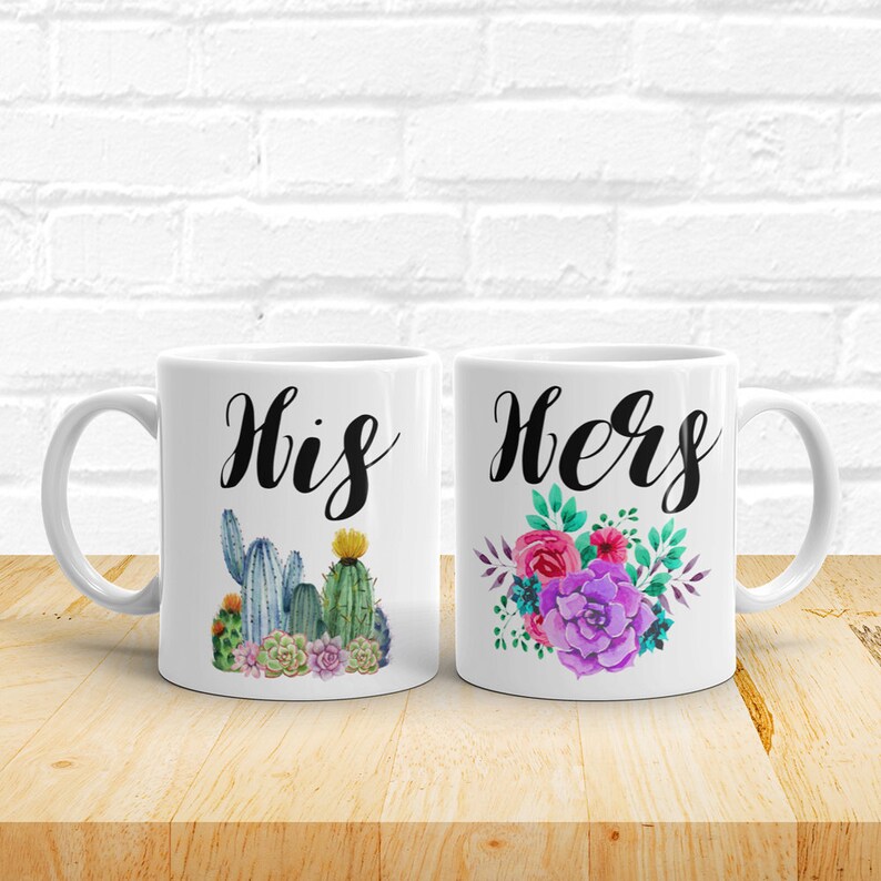 Couples Anniversary Gift His and Hers Mugs His Hers Mug Set Etsy