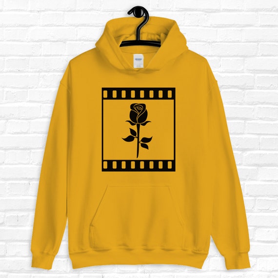 mens yellow hoodie sweatshirt